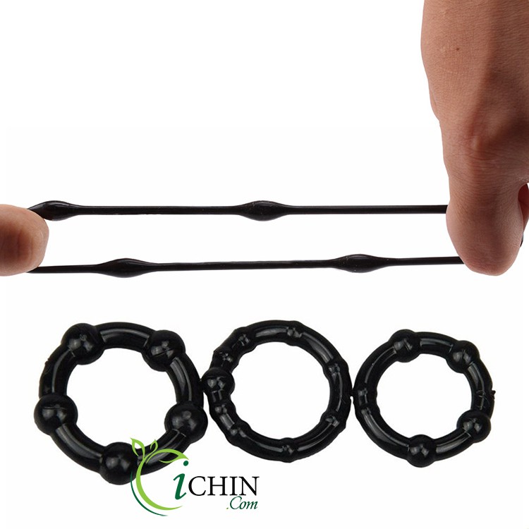 Vòng đeo silicone Stay Hard 3 chiếc tăng khoái cảm chống xuất tinh