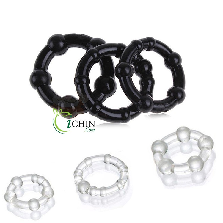 Vòng đeo silicone Stay Hard 3 chiếc tăng khoái cảm chống xuất tinh
