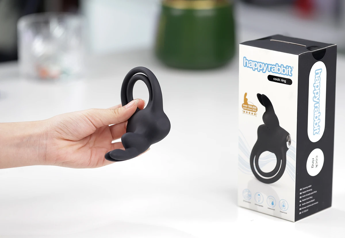 Happy Rabbit Cock ring vòng đeo dương vật có rung thỏ cao cấp