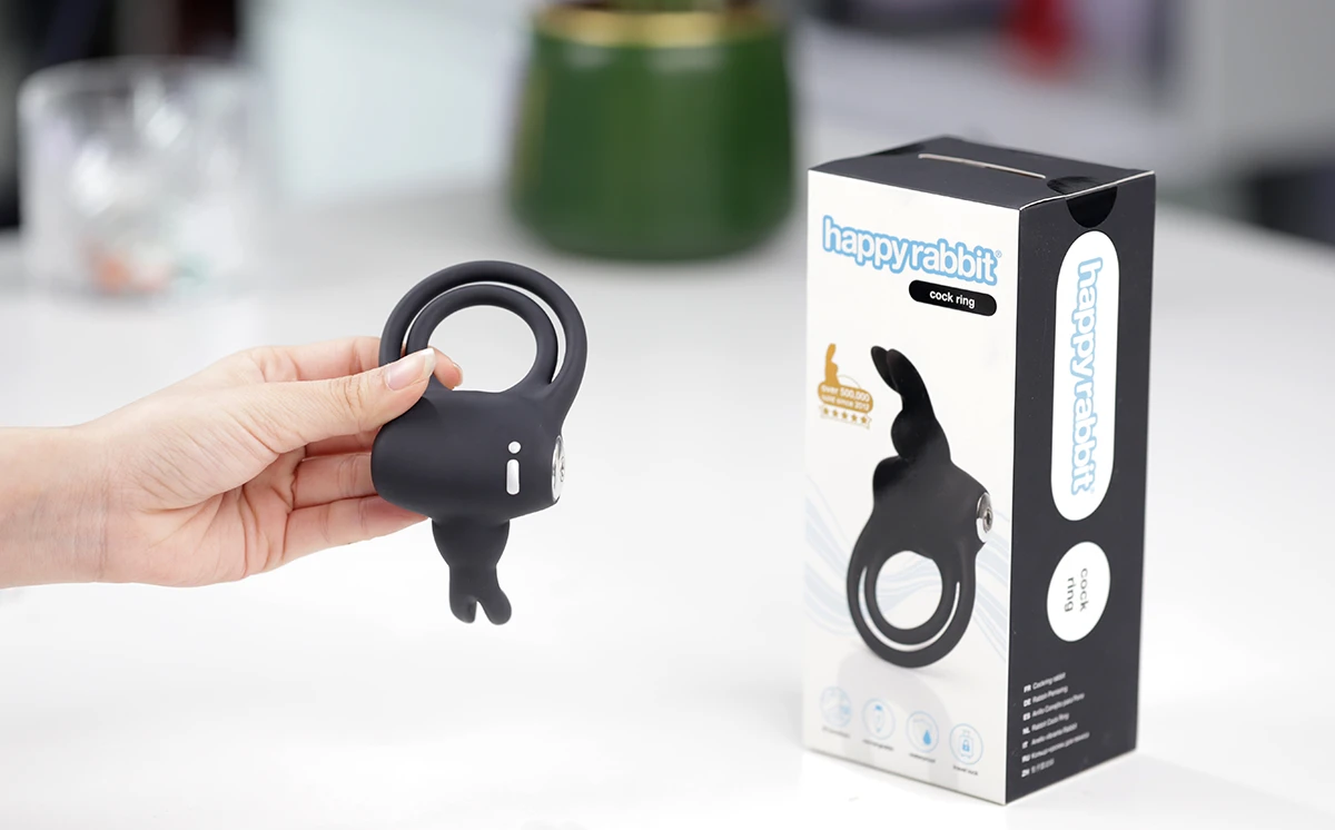 Happy Rabbit Cock ring vòng đeo dương vật có rung thỏ cao cấp