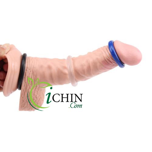 Stay Hard Donus Ring 3 vòng silicone co giãn, kéo dài thời gian, tăng khoái cảm