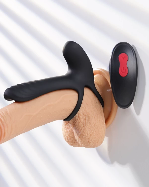 S-HANDE FRANK RCT vòng đeo rung kích thích kép remote 9 chế độ 