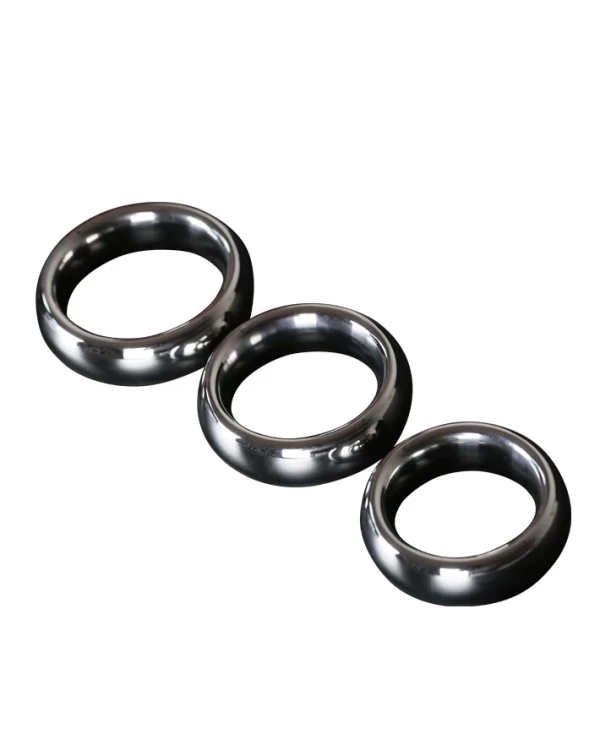 Vòng khóa dương vật inox 3 kích thước, kéo dài quan hệ tăng khoái cảm 