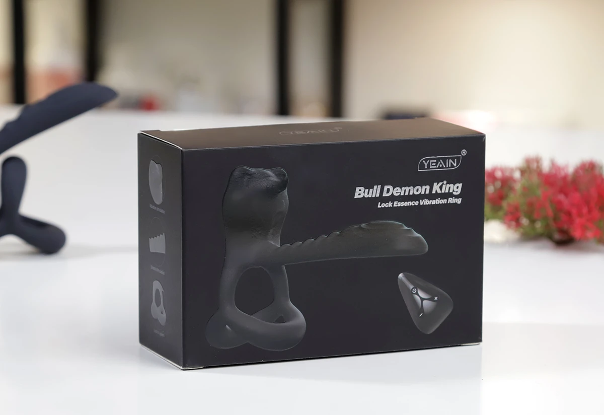 Cung cấp Yeain Bull Demon King vòng đeo dương vật 12 chế độ rung giá sỉ