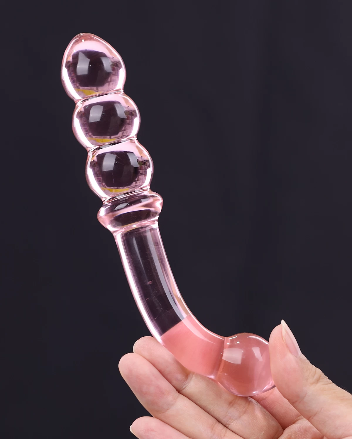 Đồ chơi hậu môn thủy tinh 2 đầu đa dạng kích thích mạnh mẽ