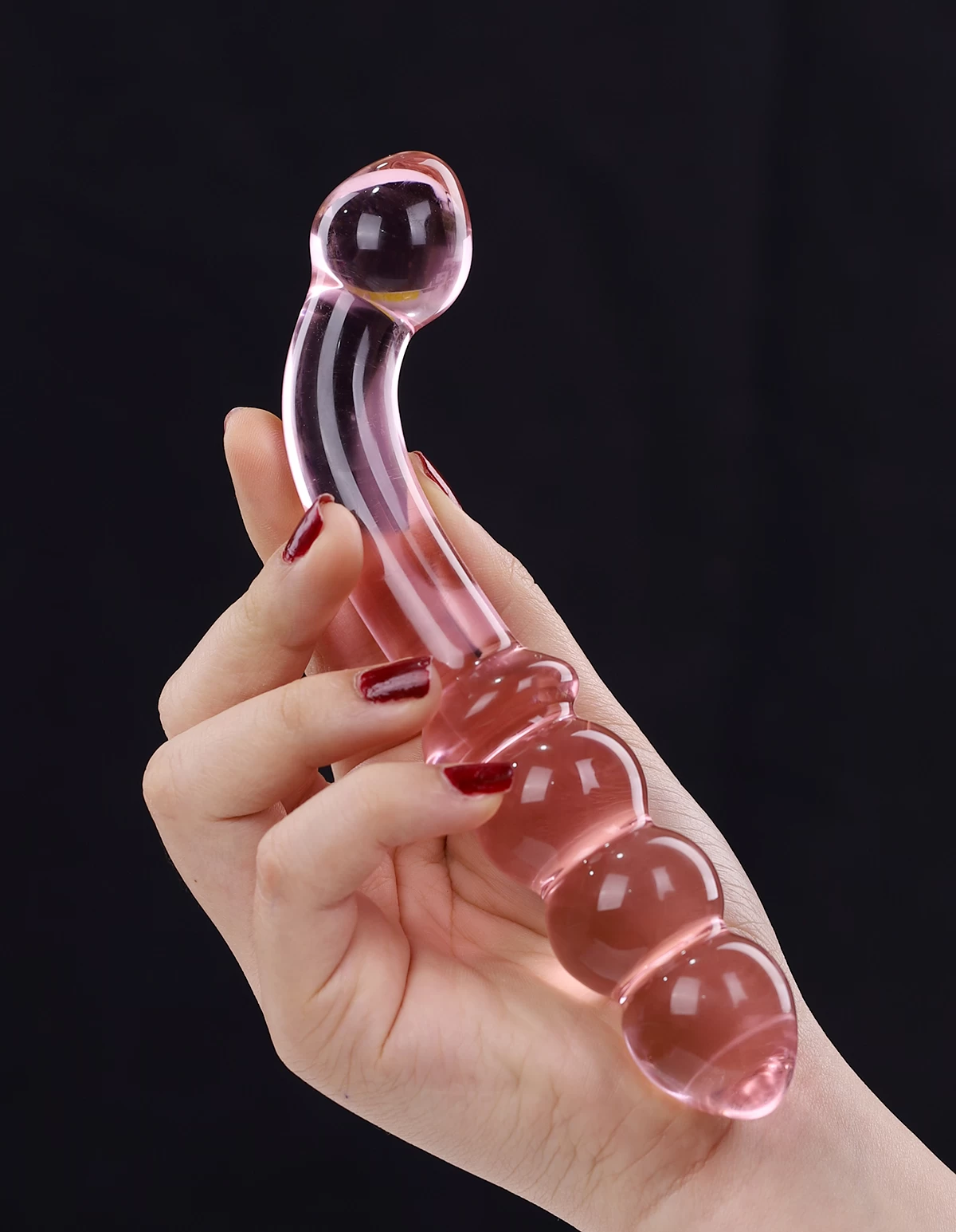 Đồ chơi hậu môn thủy tinh 2 đầu đa dạng kích thích mạnh mẽ