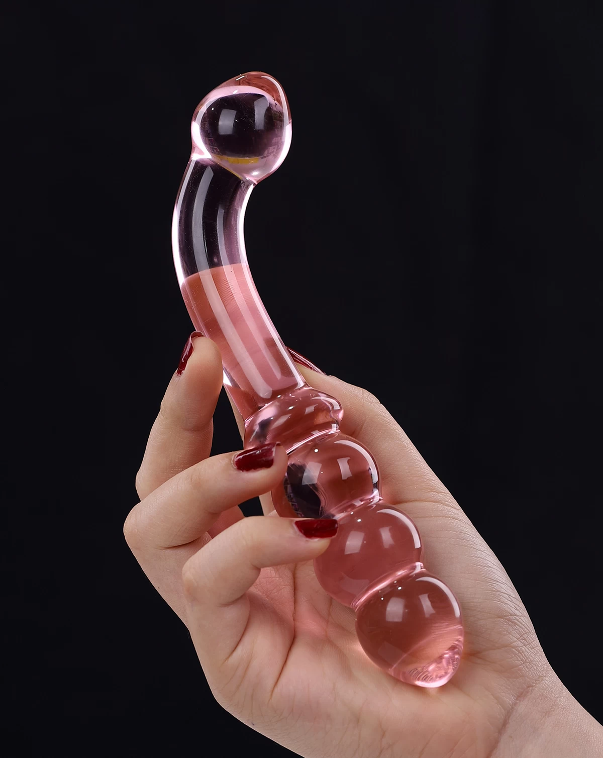 Đồ chơi hậu môn thủy tinh 2 đầu đa dạng kích thích mạnh mẽ