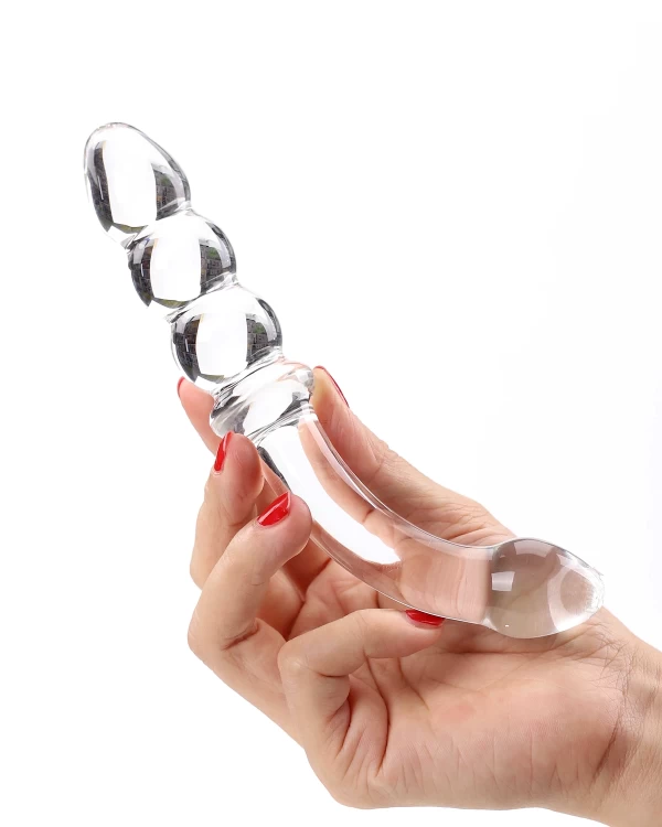 Lovetoy Glass Romance sextoy hậu môn 2 đầu thủy tinh tinh xảo 