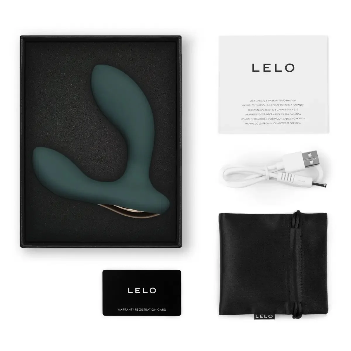 Lelo Hugo 2 App Massage Tuyến Tiền Liệt Đỉnh Cao Điều Khiển Smartphone