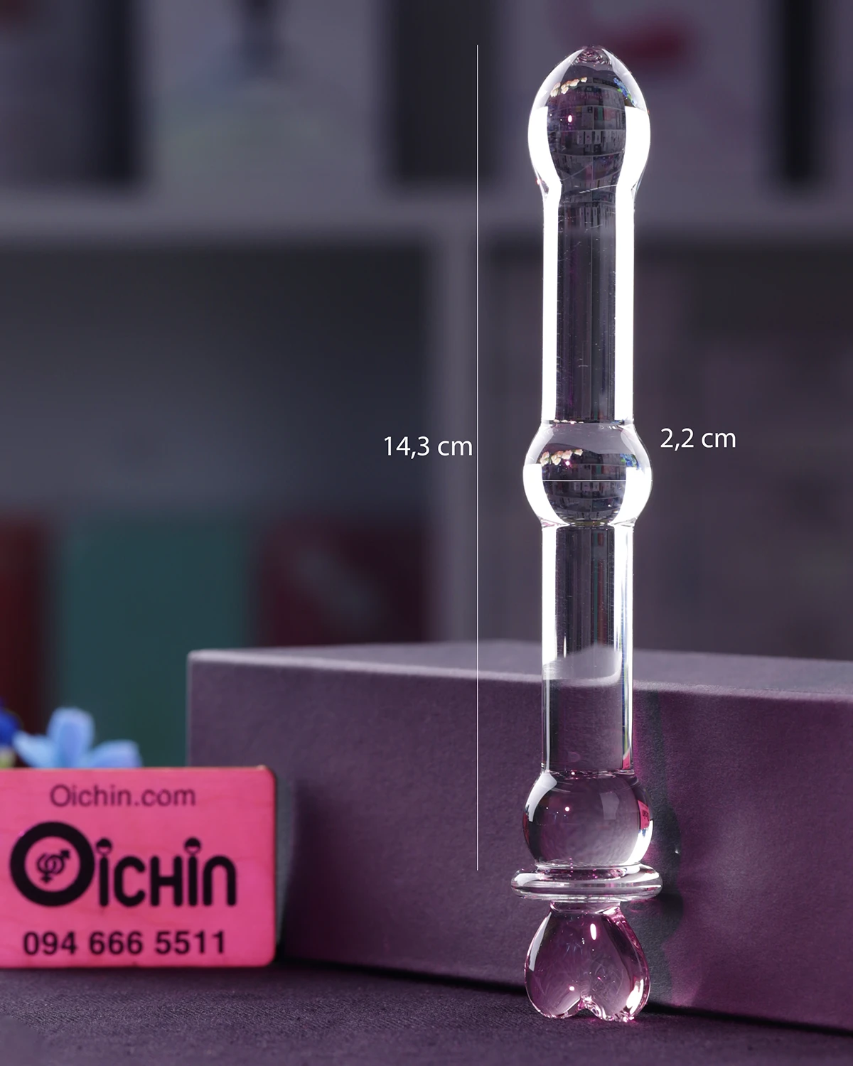 Đồ Chơi Tình Dục Mizz Zee Thủy Tinh Trong Suốt Kích Thích