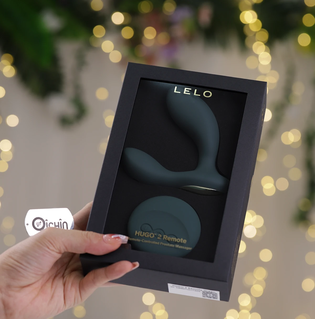 Máy massage tuyến tiền liệt Lelo Hugo 2 cao cấp Thụy Điển giá tốt