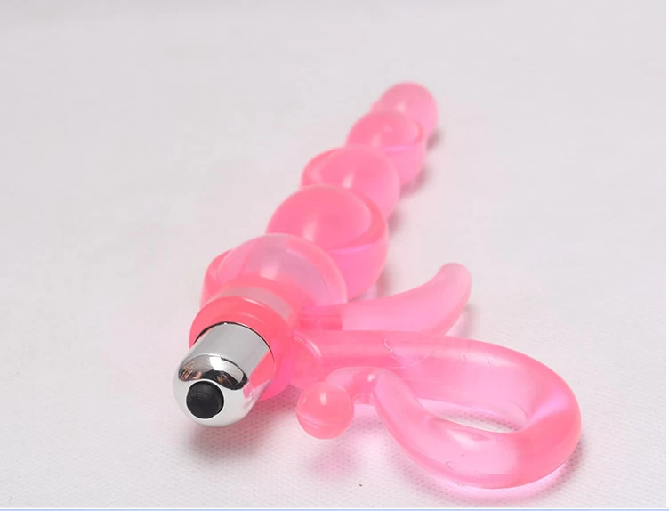 Đồ chơi hậu môn silicone mềm mại rung mạnh tặng pin
