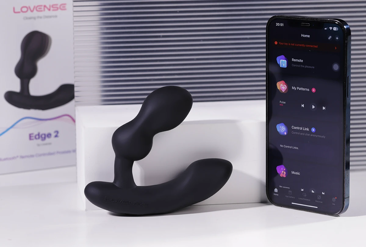 Lovense Edge 2 siêu phẩm hậu môn cao cấp điều khiển App thông minh