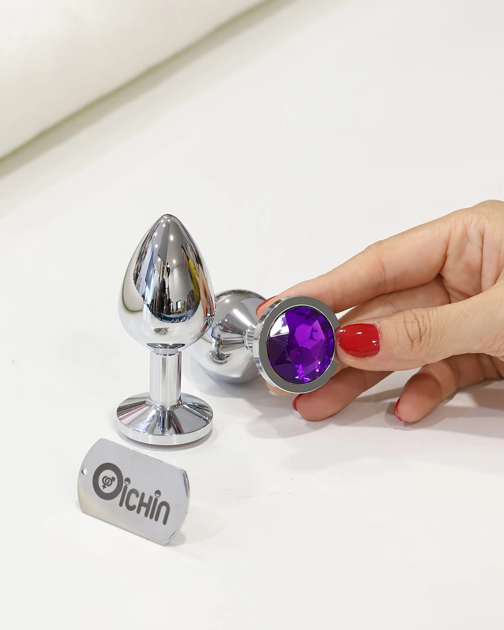 Phích cắm hậu môn màu tím