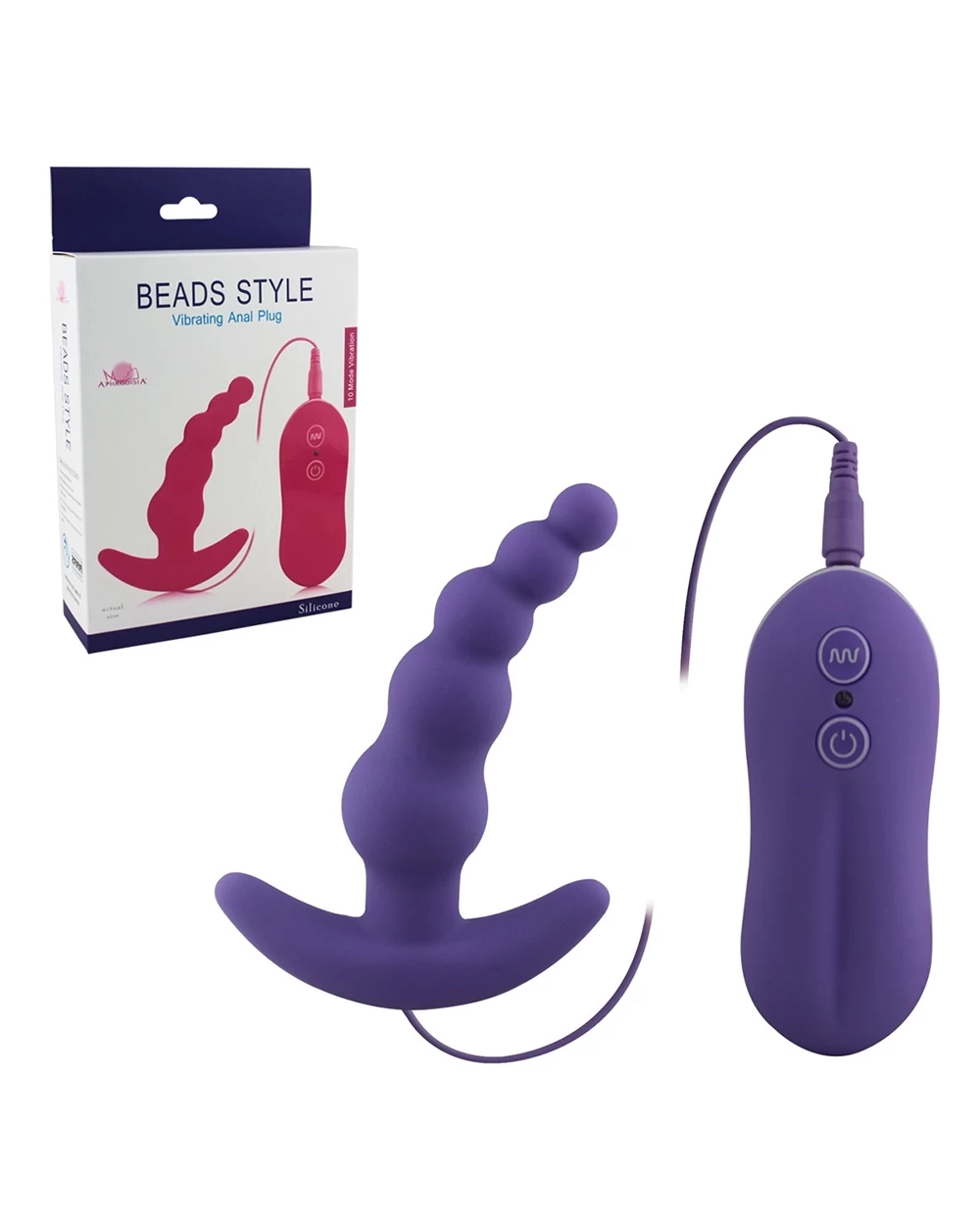 Đồ chơi hậu môn Aphrodisia Beads 10 chế độ rung mạnh mẽ kích thích