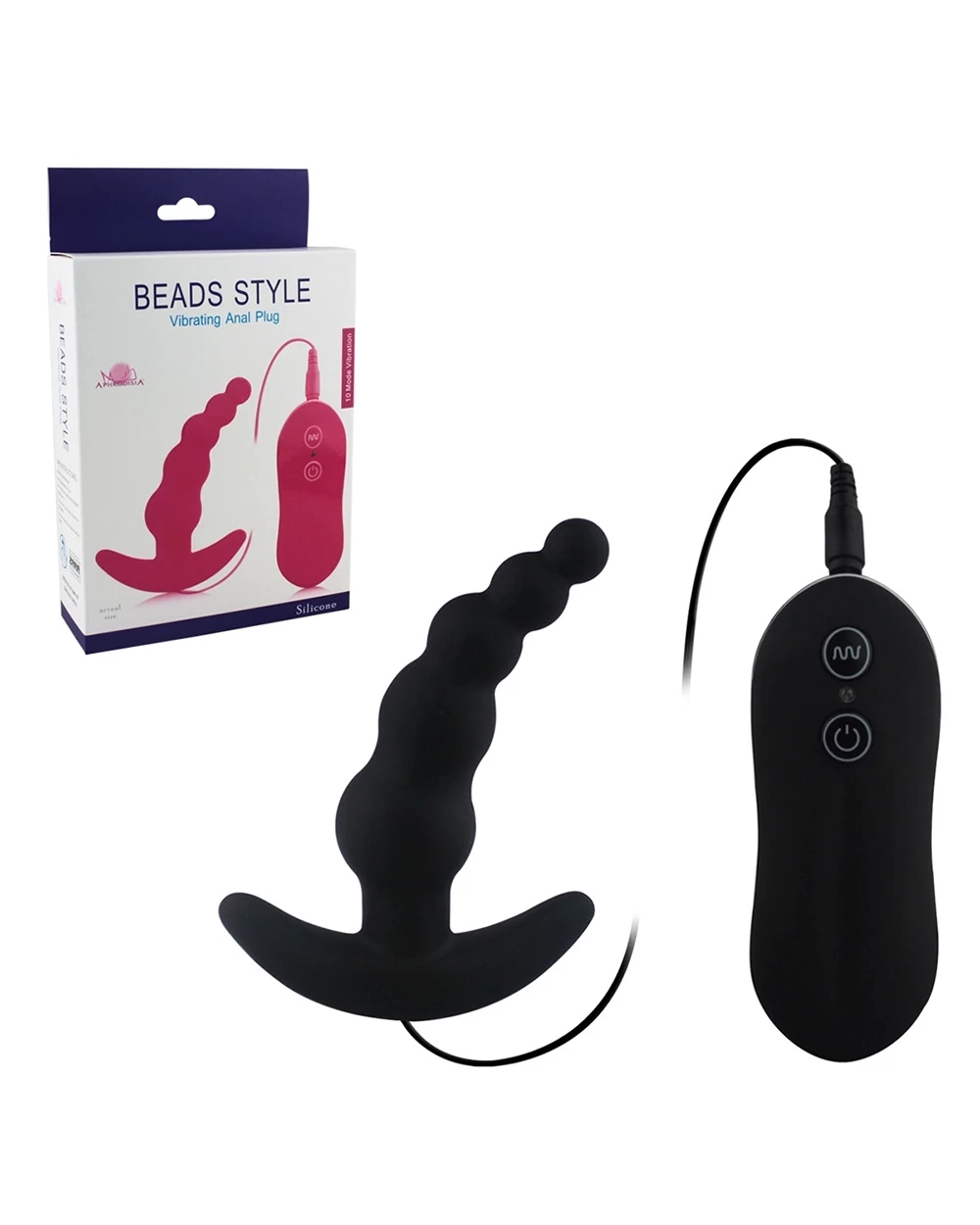 Đồ chơi hậu môn Aphrodisia Beads 10 chế độ rung mạnh mẽ kích thích