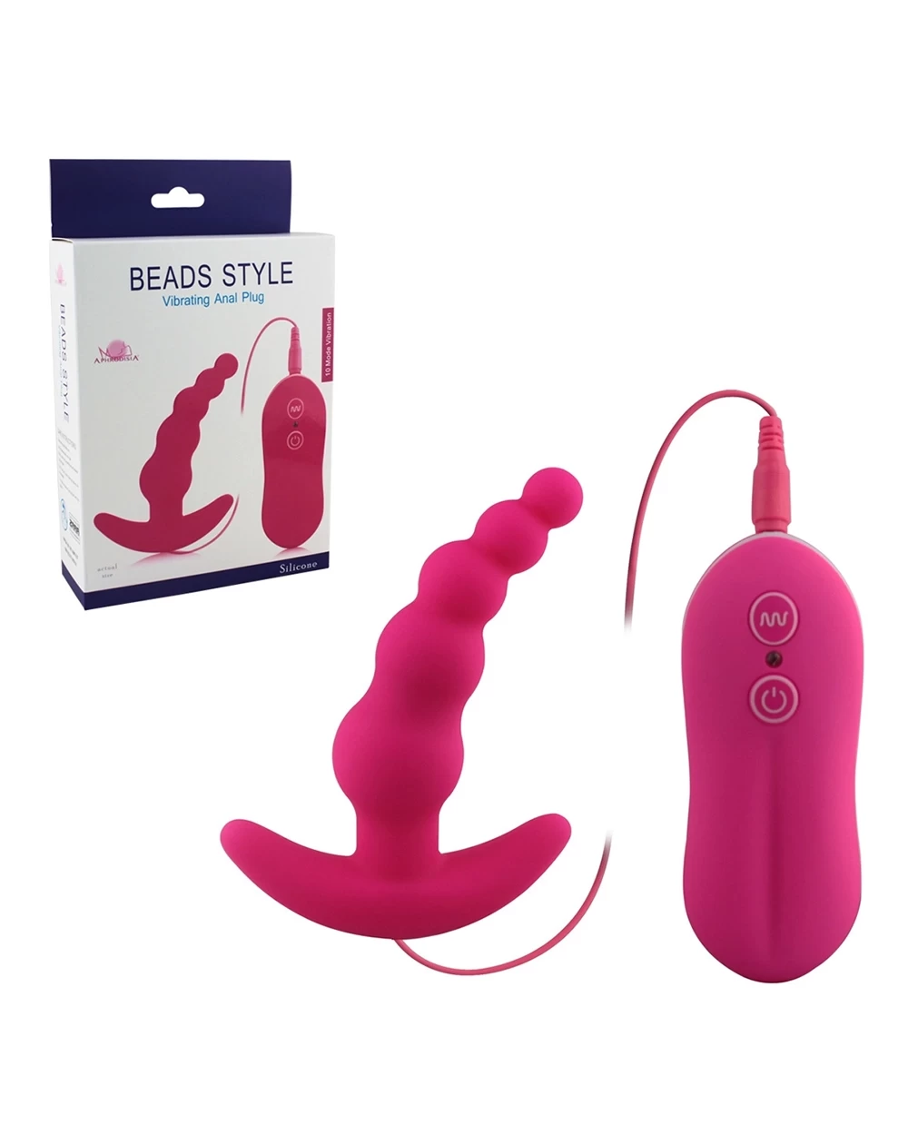Đồ chơi hậu môn Aphrodisia Beads 10 chế độ rung mạnh mẽ kích thích