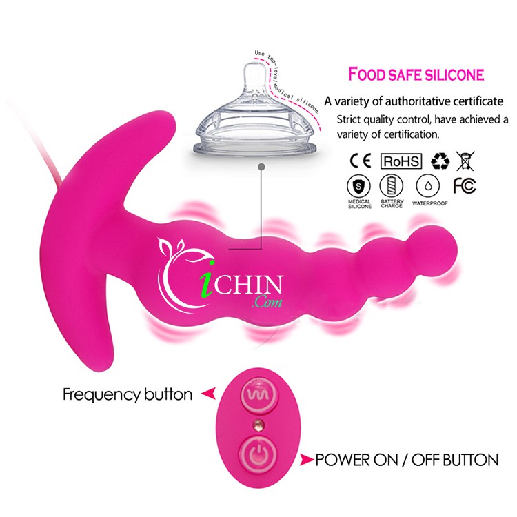 Đồ chơi hậu môn Aphrodisia Beads 10 chế độ rung mạnh mẽ kích thích