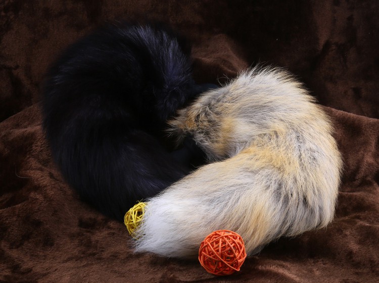 Đuôi cáo cosplay siêu đẹp kích thích cùng rung hậu môn hấp dẫn