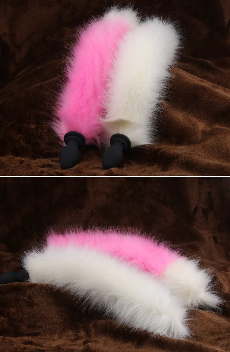 Đuôi cáo cosplay rung kích thích hậu môn sexy quyến rũ cho người lớn