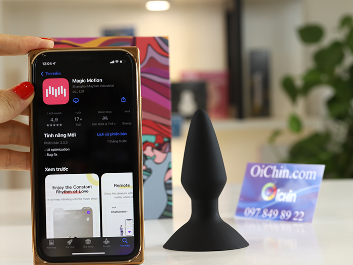 Magic Motion Equinox Đồ Chơi Rung Phích Cắm Hậu Môn App Điện Thoại