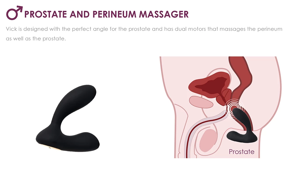 Svakom Vick điều khiển từ xa đồ chơi hậu môn công nghệ cao