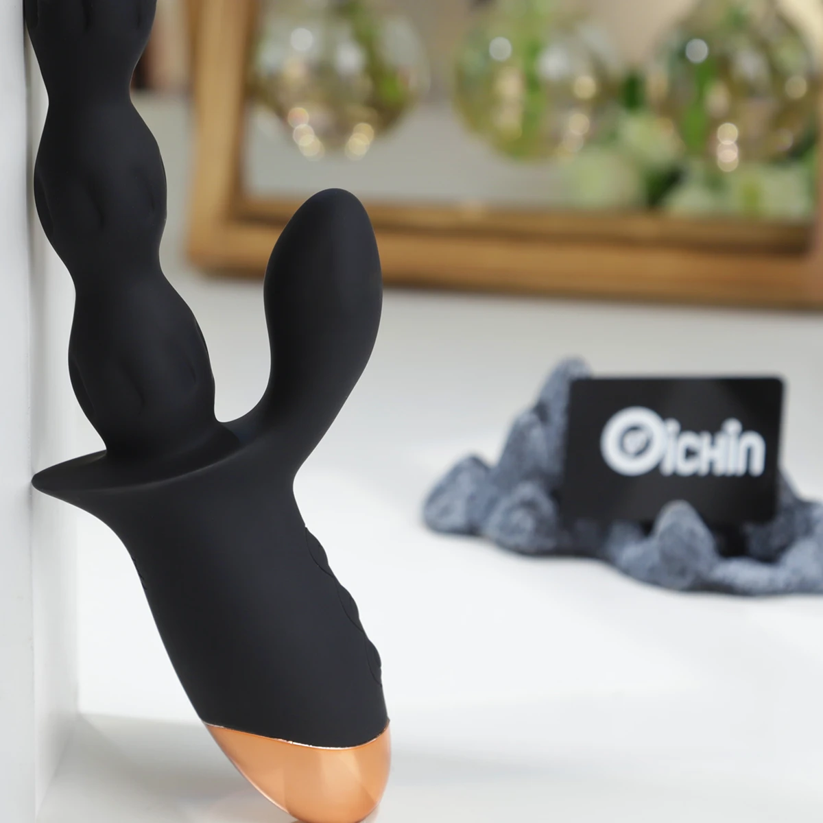 Đồ chơi hậu môn Black Pull Beads rung 10 chế độ silicon êm ái Đồ chơi hậu môn Black Pull Beads rung 10 chế độ silicon êm ái