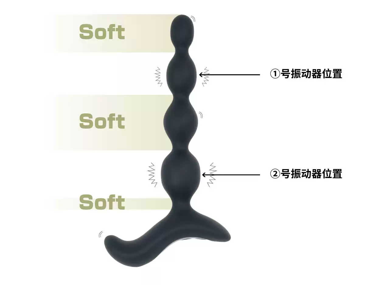 Sextoy hậu môn silicone mềm dẻo Mode-design Boss 10 chế độ rung kích thích