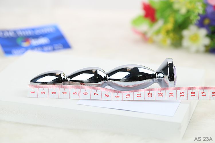 Phích cắm hậu môn inox siêu bền trơn mượt kích thích cực đã
