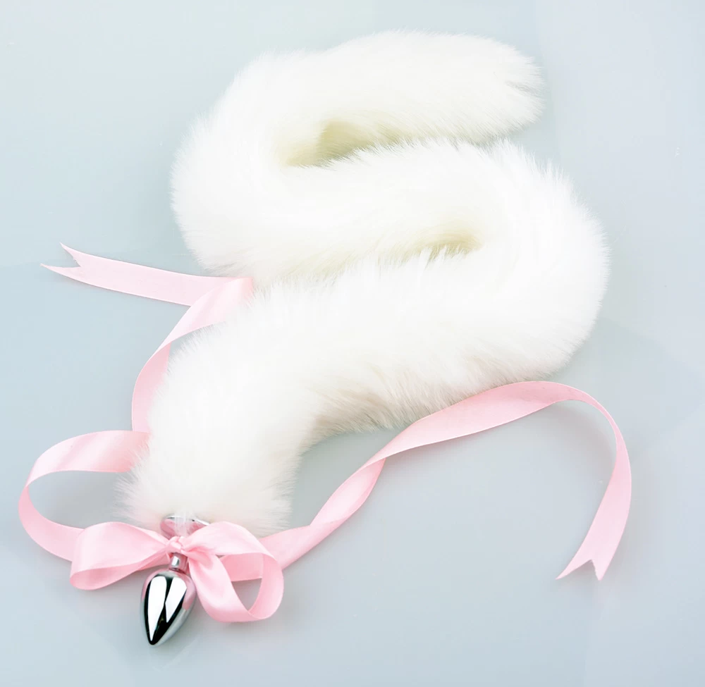 Đuôi cáo cosplay 80cm nhôm cao cấp kèm phích cắm hậu môn