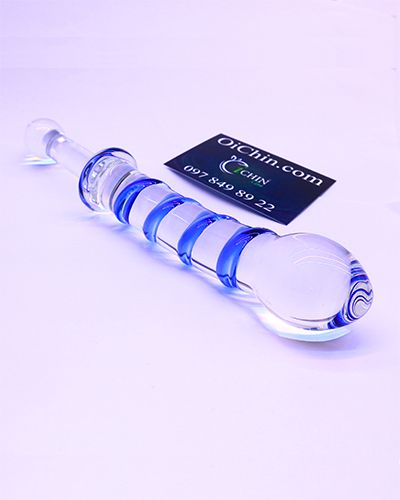 Sextoy thủy tinh hậu môn xoắn tay cầm cao cấp Sextoy thủy tinh hậu môn xoắn tay cầm cao cấp