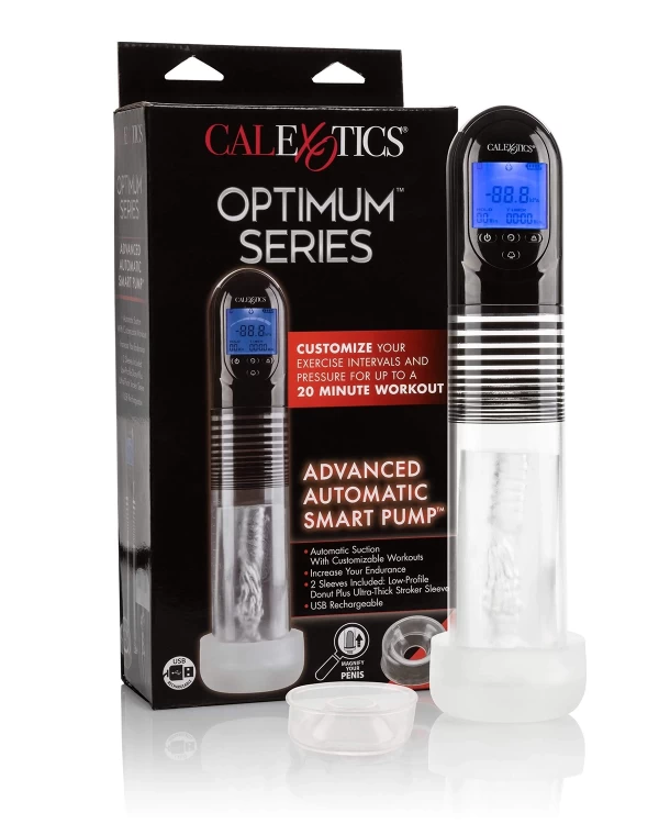 Máy bơm dương vật CalExotics Optimum Series tự động hiển thị LED 