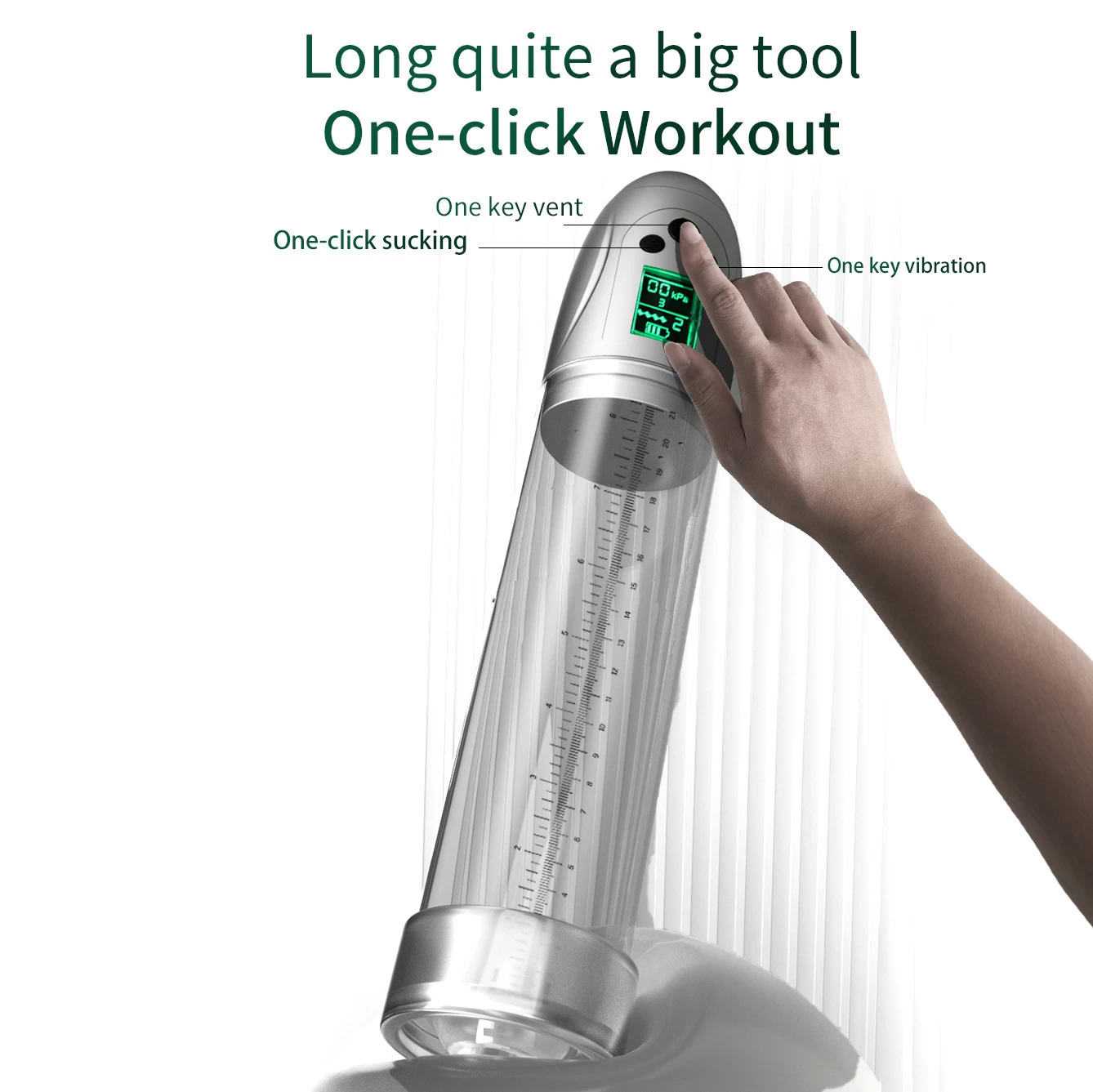 Máy Tập Dương Vật Luoge LG110 LCD 9 Chế Độ Rung Hút Nhả