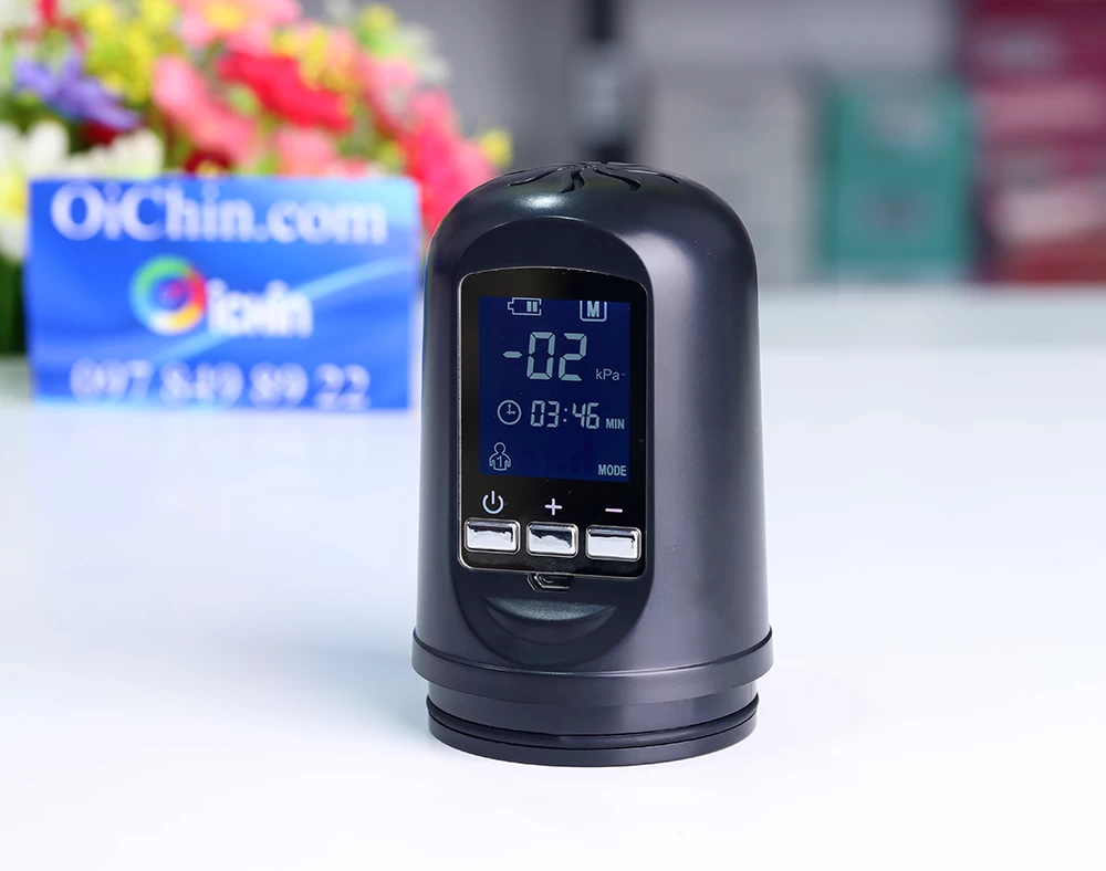 Máy tập dương vật tự động lcd tăng kích thước cải thiện sức bền