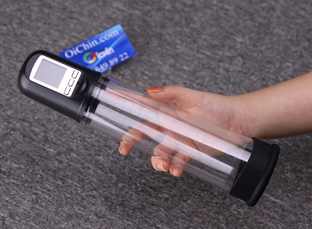 Máy tập dương vật tự động lcd tăng kích thước cải thiện sức bền