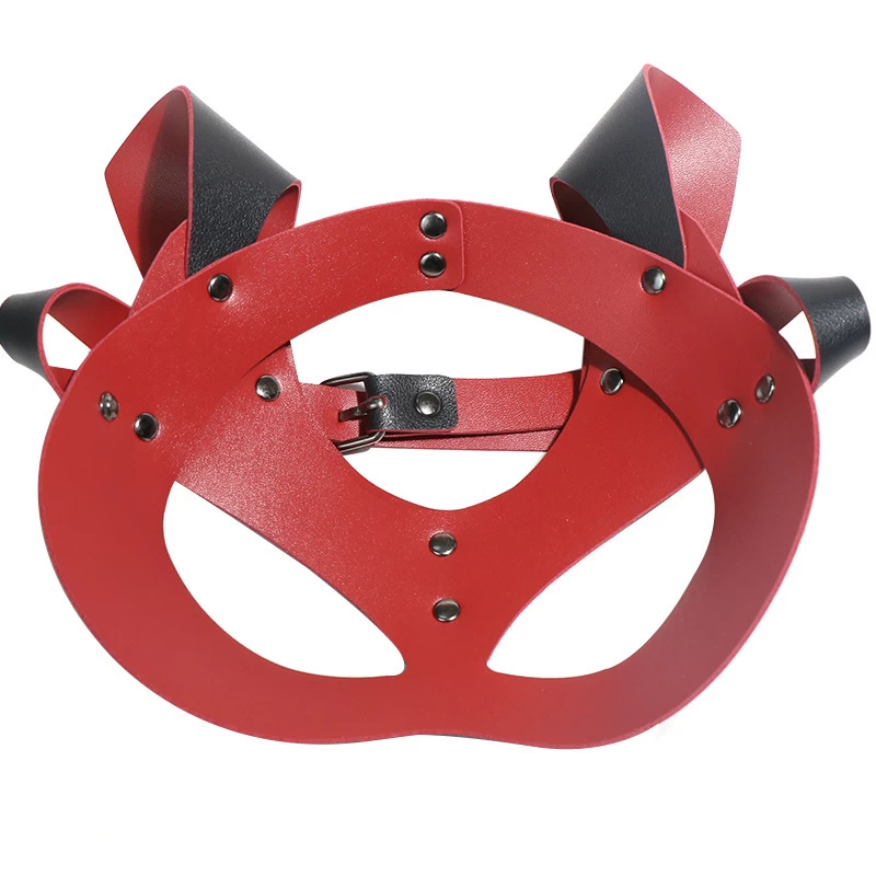 Soft Leather Fox Mask Sexy Erotic BDSM Mystery Play