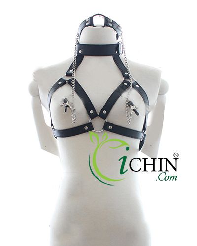 Đồ Chơi BDSM Kẹp Vú Xích Cổ Tăng Khoái Cảm Mạnh Mẽ 