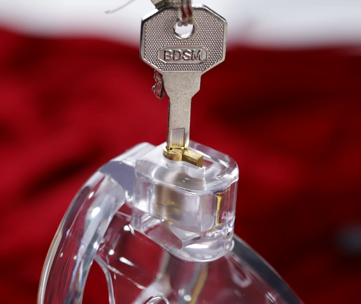 Hard Plastic BDSM Penis Lock Intense Sensation