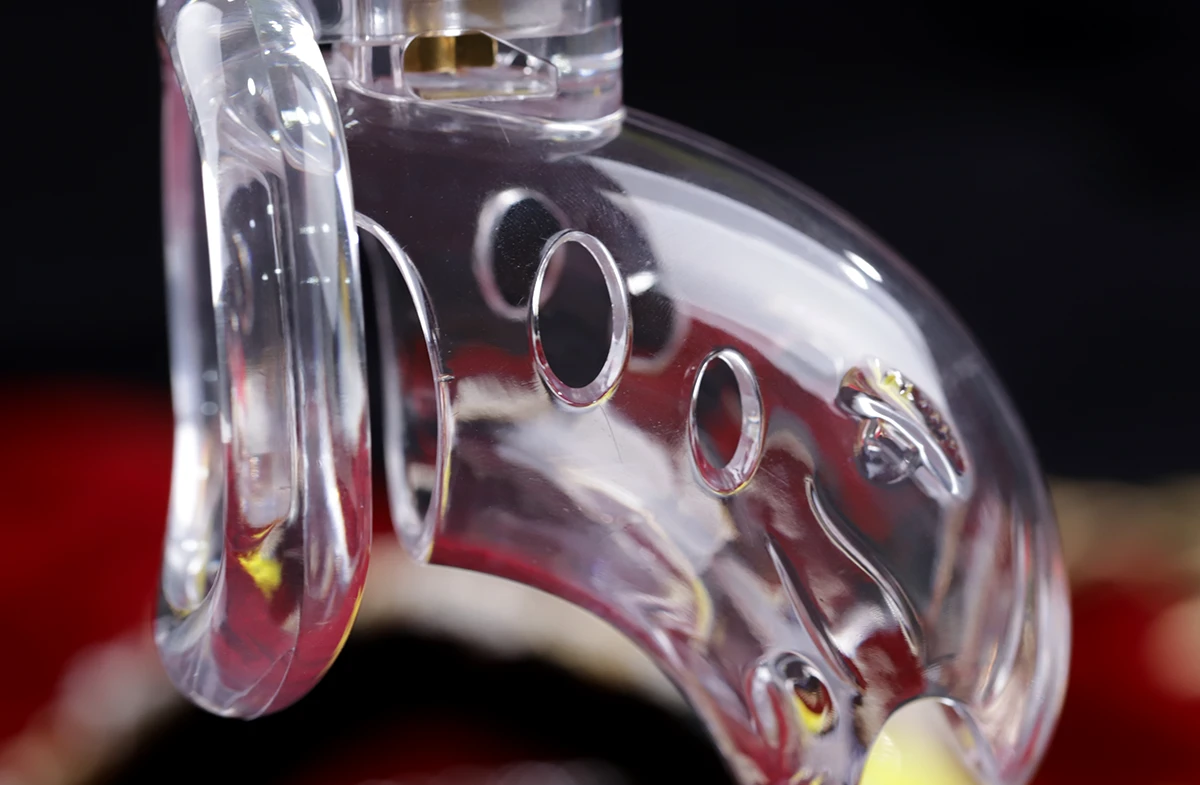 Hard Plastic BDSM Penis Lock Intense Sensation