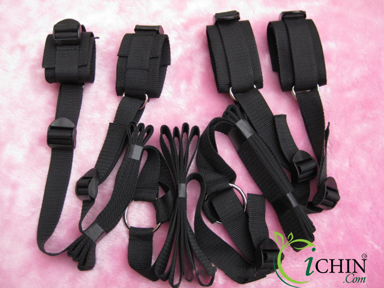 Bondage Restraint Set Adjustable 50 Shades Style BDSM Gear