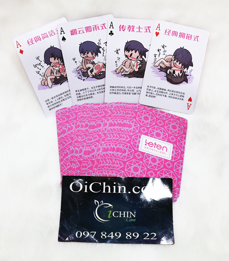 Bộ bài 52 tư thế quan hệ 18+ sexy bạo dâm đáng yêu mua ngay