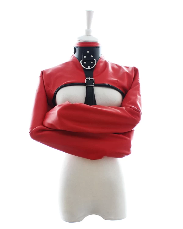 Bộ áo da BDSM trói tay đồ chơi bạo dâm cao cấp tăng hưng phấn phòng the 