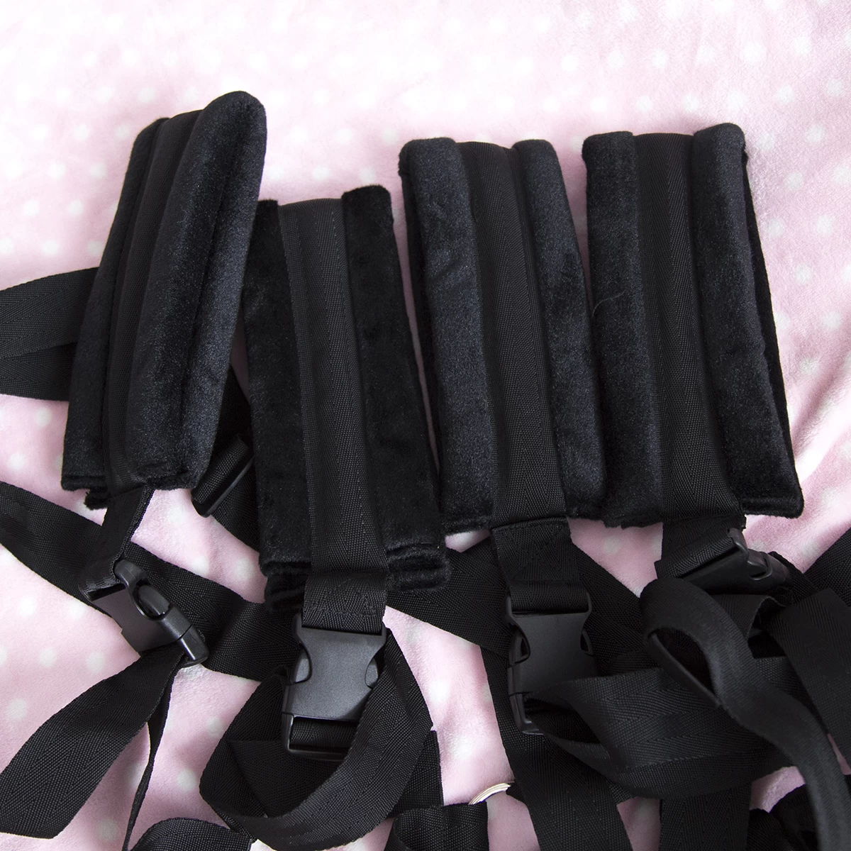 Bộ BDSM điều chỉnh gắn giường tiện lợi đam mê tăng khoái cảm