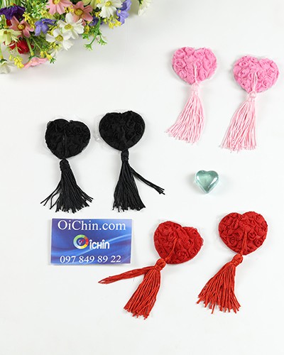 Miếng dán ngực sexy 3 màu che nhũ hoa thoải mái, tự nhiên