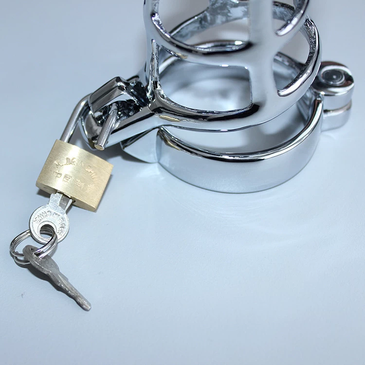 Durable Alloy Male Chastity Device BDSM Control Lock