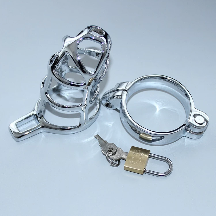 Durable Alloy Male Chastity Device BDSM Control Lock