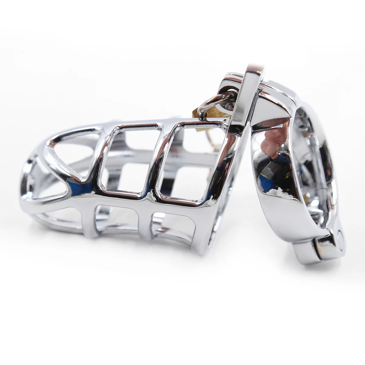 Durable Alloy Male Chastity Device BDSM Control Lock