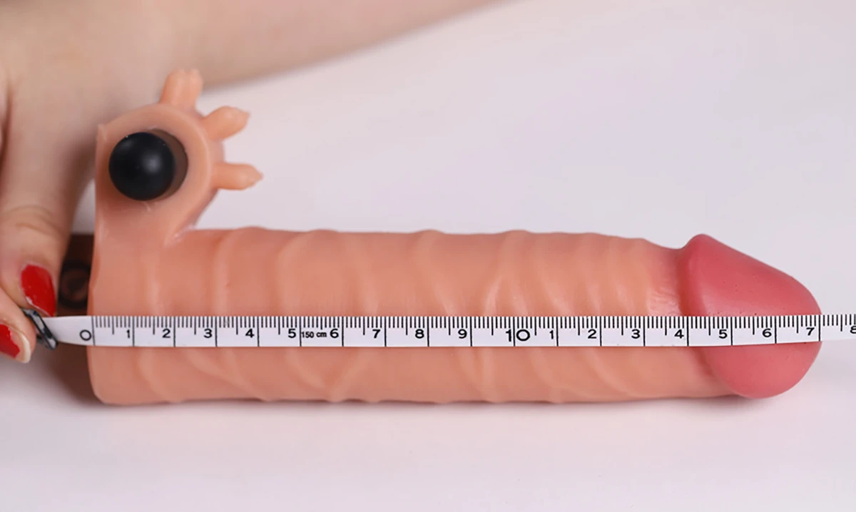 Lovetoy Nature Extender 1.5” Silicone Vibrating Penis Enhancer