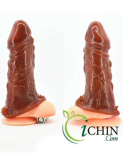 Bao cao su WOLFTOOTH SLEEVE gai gân bi màu nâu kích thích cực mạnh