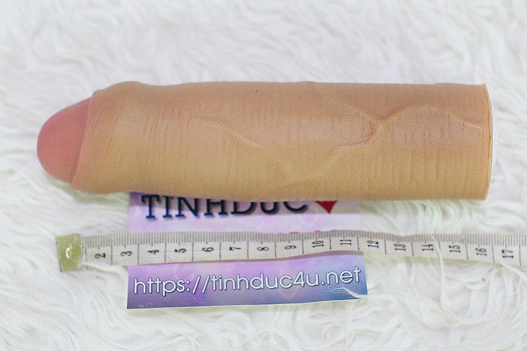 Lovetoy Natural Extender Condom Soft Realistic Extra Length